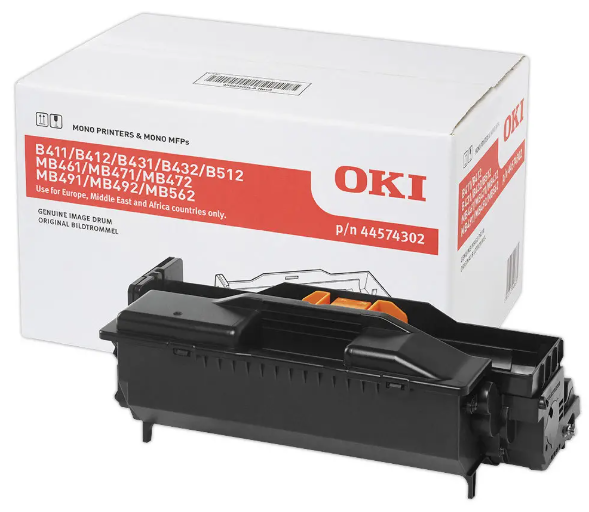 BLACK Drum POUR OKI B411/B431- P/N 44574302
