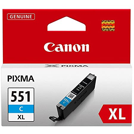 Canon CLI-551XL cartouche jet d'encre bleue 15ml