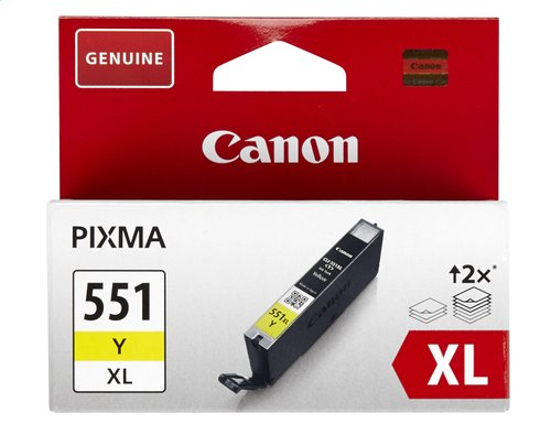 Canon CLI-551XL cartouche jet d'encre jaune 15ml