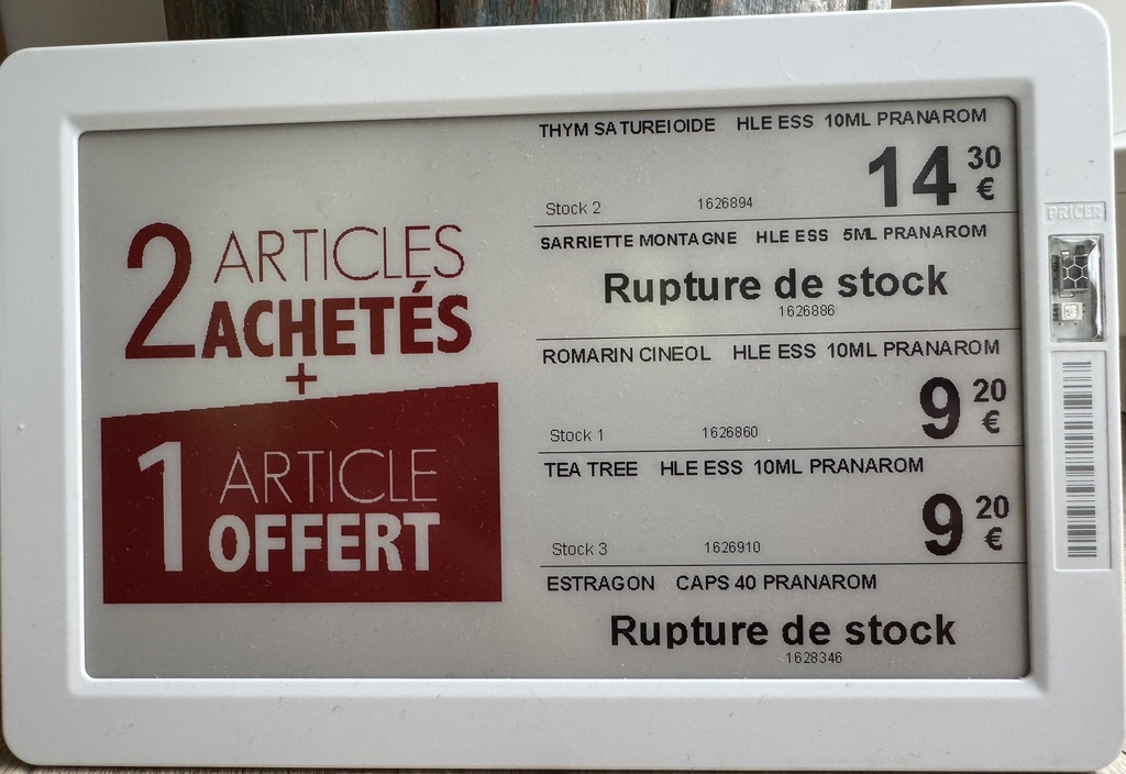 SmartTAG HD 200 7,4" Red NFC RGBI (128x193) Flash ready