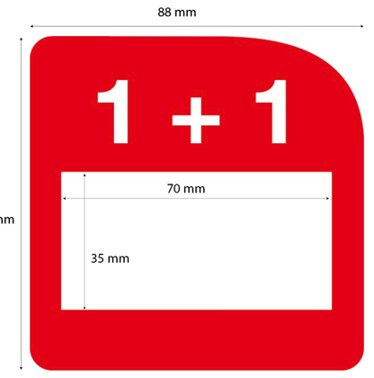 STOP RAYON MEDIUM 1 + 1