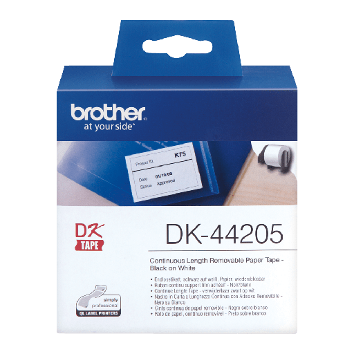 [Brother DK-44205] Etiq. Brother amovibles x6 rouleaux (ref. DK-44205)