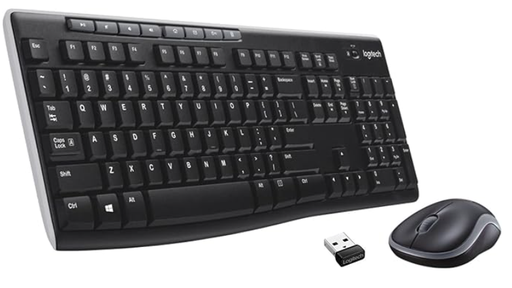 [MK270] KIT CLAVIER + SOURIS OPTIQUE SANS FIL BELGE MK270