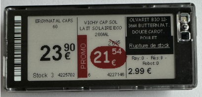 [SMARTTAG HD L 2.9" COLOR BK] SmartTAG HD L 2,9" Color Flash ready Front BLACK